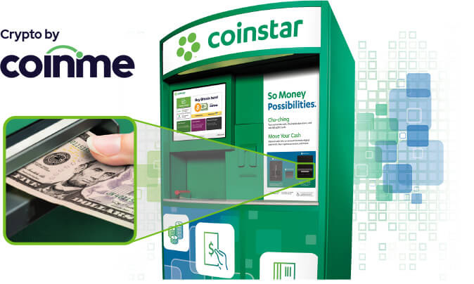 Crypto by coinme machine